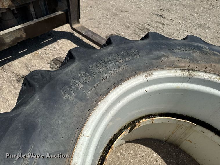 image for item EM2039 (2) 460/85R34 BKT Agrimax tractor tire and wheels