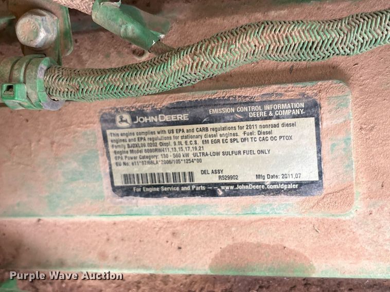 image for item EM2635 2011 John Deere 8285R MFWD tractor