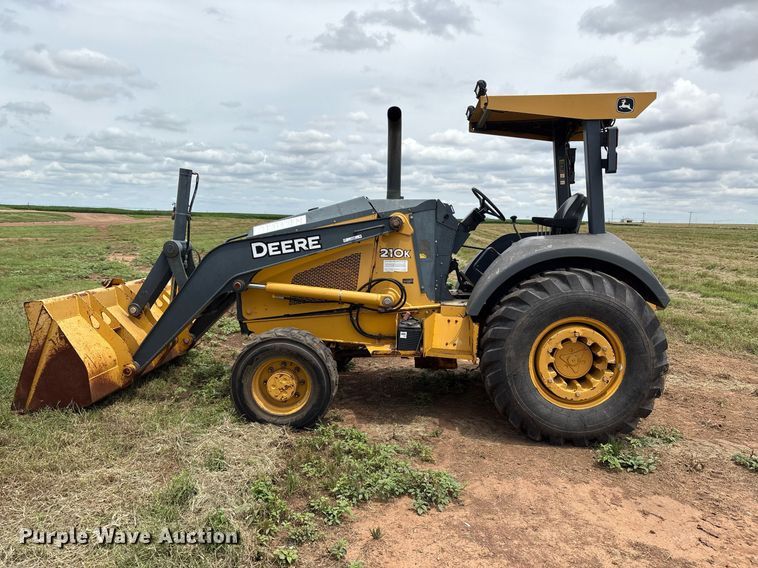 image for item EM2638 2012 John Deere 210K landscape tractor