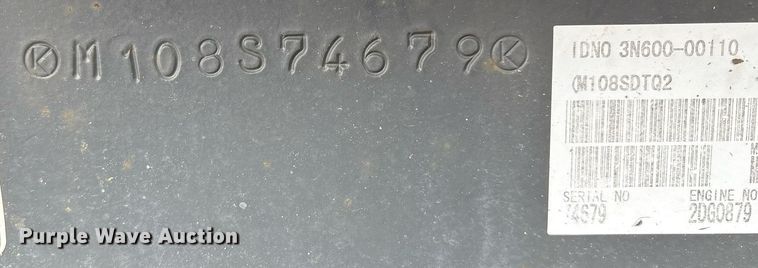 image for item EM2644 Kubota M108S MFWD tractor