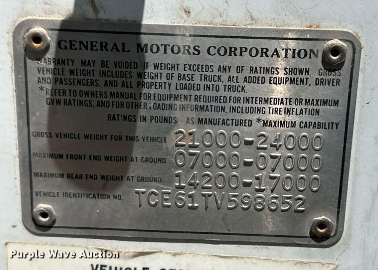 image for item EQ4776 1973 GMC 6000 grain truck