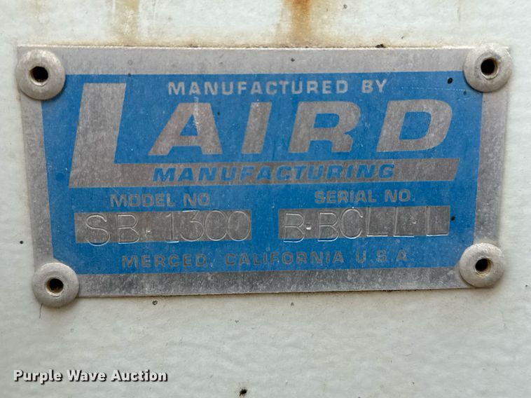 image for item EQ4922 Laird SB-1300 silage bed