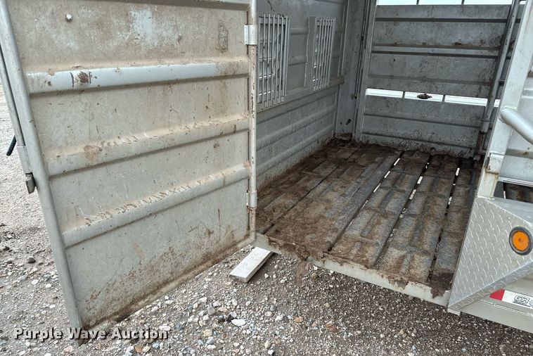image for item EQ4925 2019 GR Trailers STH6820W14LNHR livestock trailer