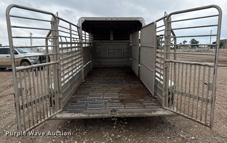 image for item EQ4925 2019 GR Trailers STH6820W14LNHR livestock trailer