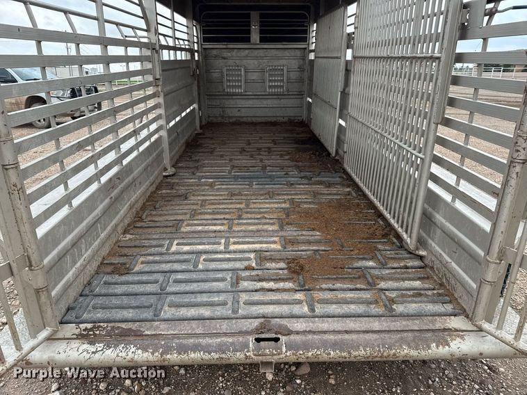 image for item EQ4925 2019 GR Trailers STH6820W14LNHR livestock trailer