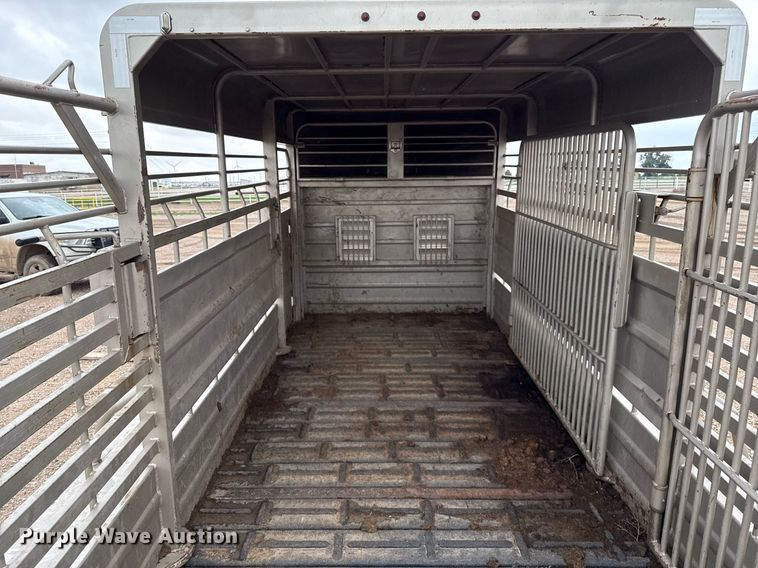 image for item EQ4925 2019 GR Trailers STH6820W14LNHR livestock trailer