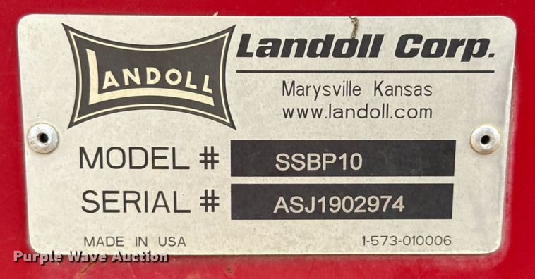 image for item ND9992 Landoll Brillion SSBP10 overseeder