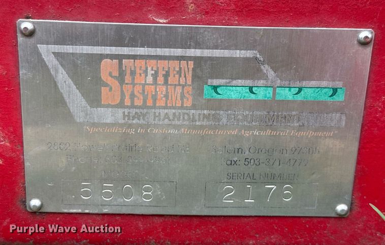 image for item ND9997 Steffen Systems 5508 bale accumulator grapple