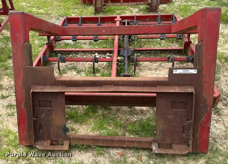 image for item ND9998 Steffen Systems 5508 skid steer bale accumulator grapple