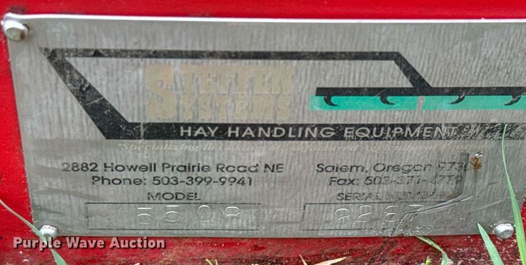 image for item ND9998 Steffen Systems 5508 skid steer bale accumulator grapple