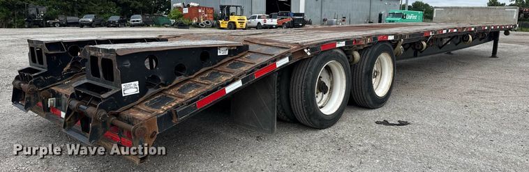 image for item DM5746 2015 Transcraft drop deck equipment trailer