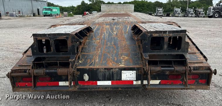 image for item DM5746 2015 Transcraft drop deck equipment trailer