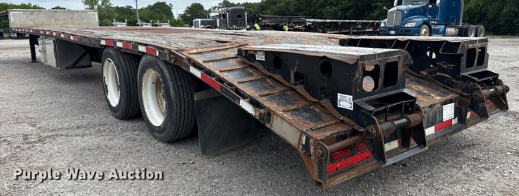 image for item DM5746 2015 Transcraft drop deck equipment trailer