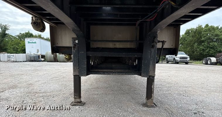 image for item DM5746 2015 Transcraft drop deck equipment trailer