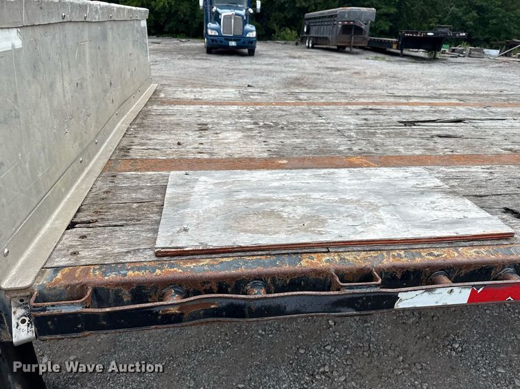 image for item DM5746 2015 Transcraft drop deck equipment trailer
