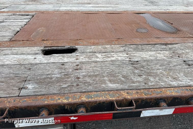 image for item DM5746 2015 Transcraft drop deck equipment trailer