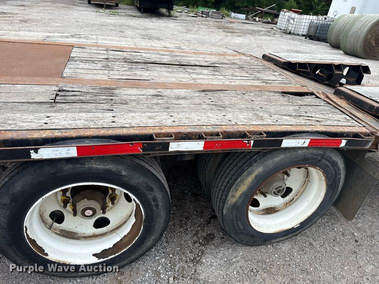 image for item DM5746 2015 Transcraft drop deck equipment trailer