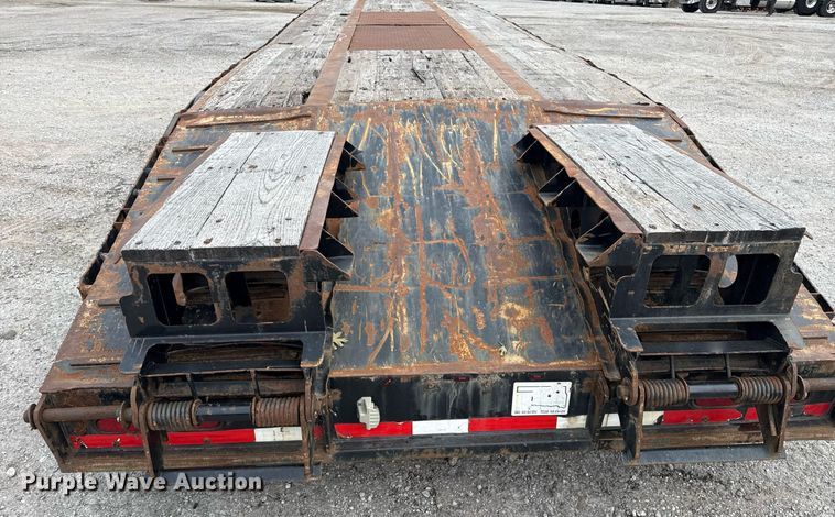 image for item DM5746 2015 Transcraft drop deck equipment trailer
