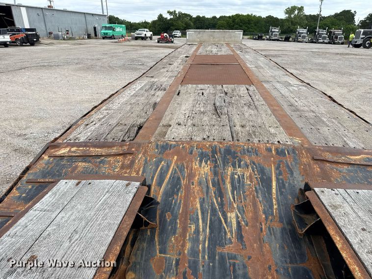 image for item DM5746 2015 Transcraft drop deck equipment trailer