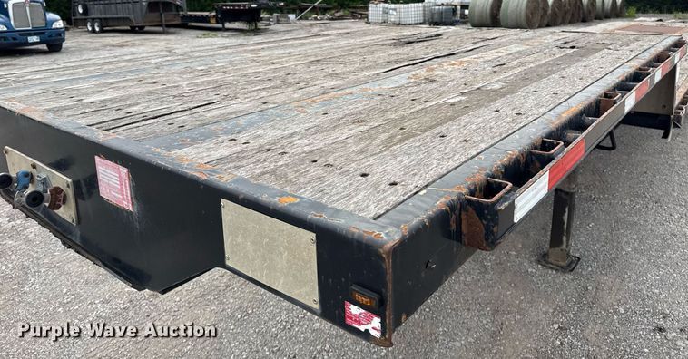 image for item DM5746 2015 Transcraft drop deck equipment trailer
