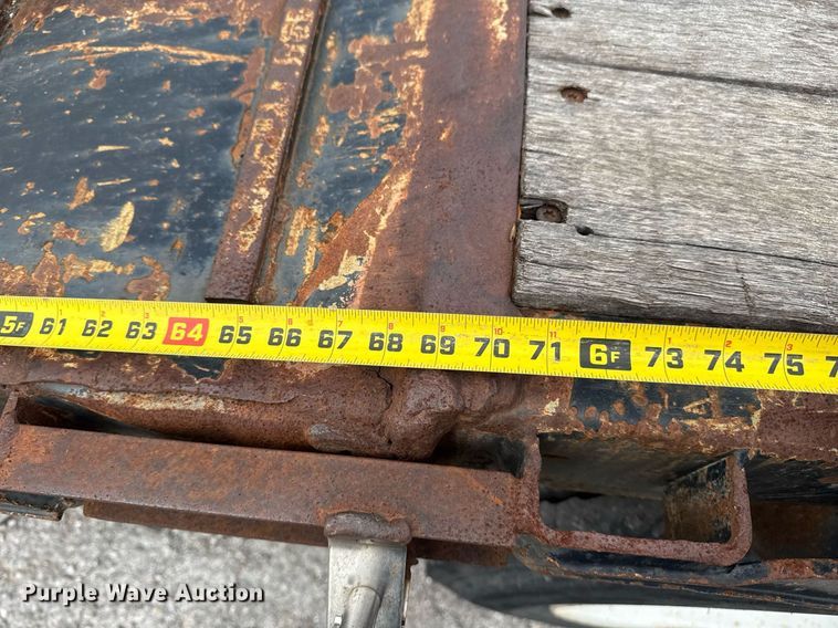 image for item DM5746 2015 Transcraft drop deck equipment trailer