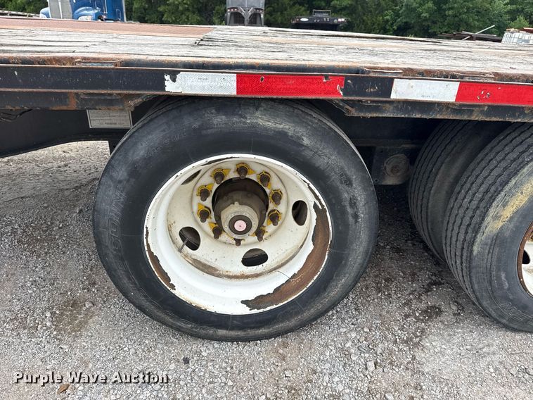 image for item DM5746 2015 Transcraft drop deck equipment trailer