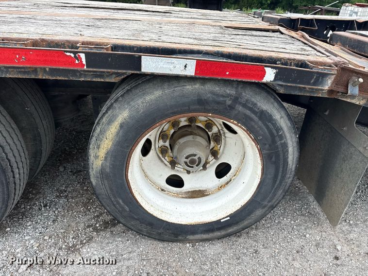 image for item DM5746 2015 Transcraft drop deck equipment trailer