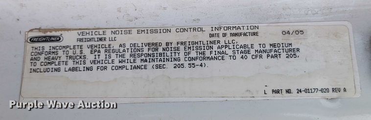 image for item DP4990 2006 Freightliner Business Class M2 dump flatbed truck