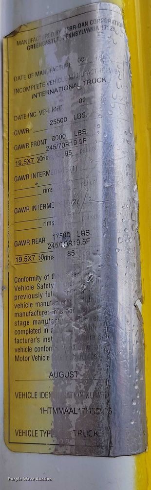 image for item DP4991 2007 International 4300 rollback truck