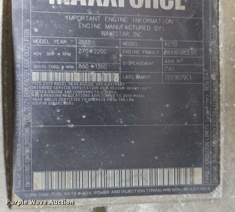 image for item DP6399 2014 International 4400 sewer jetter truck