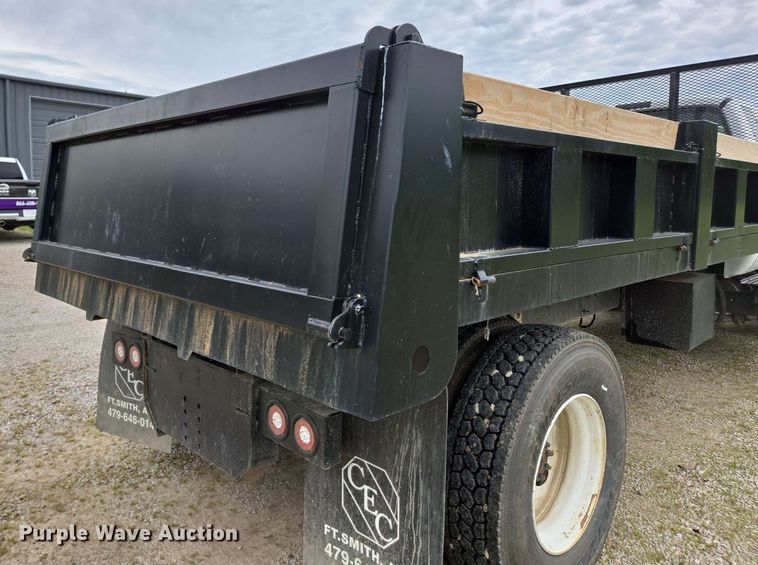 image for item DP6402 2011 Ford F750 Super Duty Ext. Cab dump flatbed truck