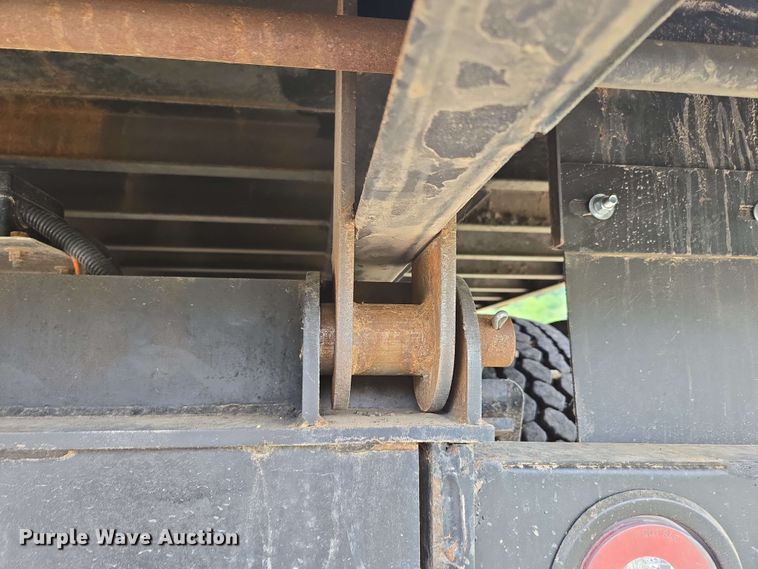 image for item DP6402 2011 Ford F750 Super Duty Ext. Cab dump flatbed truck