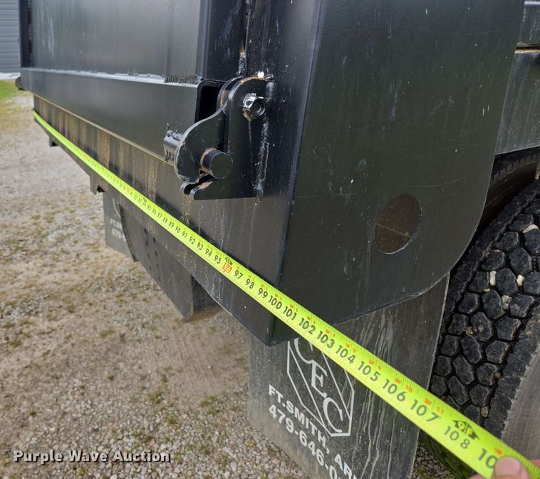 image for item DP6402 2011 Ford F750 Super Duty Ext. Cab dump flatbed truck