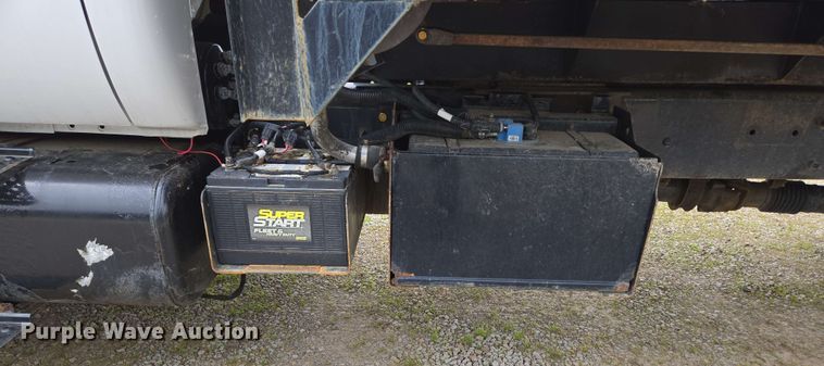 image for item DP6402 2011 Ford F750 Super Duty Ext. Cab dump flatbed truck