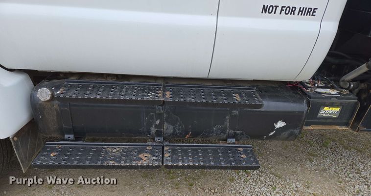 image for item DP6402 2011 Ford F750 Super Duty Ext. Cab dump flatbed truck