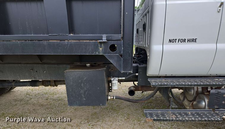 image for item DP6402 2011 Ford F750 Super Duty Ext. Cab dump flatbed truck