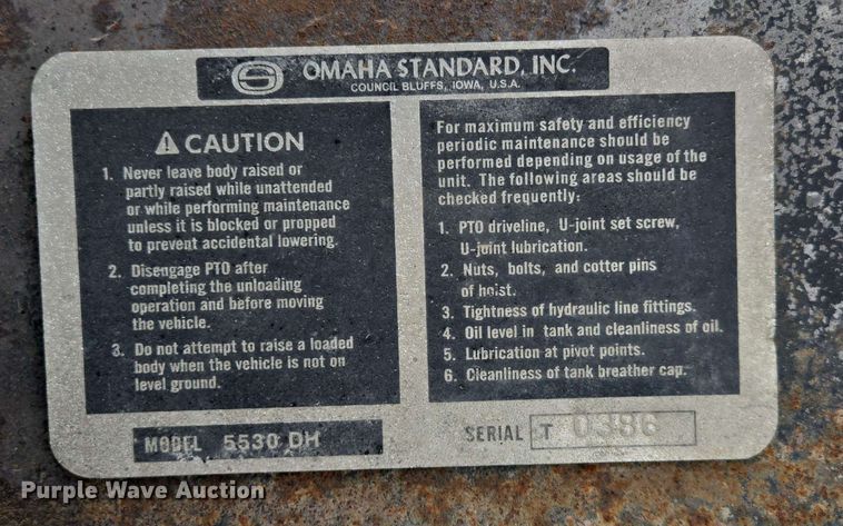 image for item DP6402 2011 Ford F750 Super Duty Ext. Cab dump flatbed truck