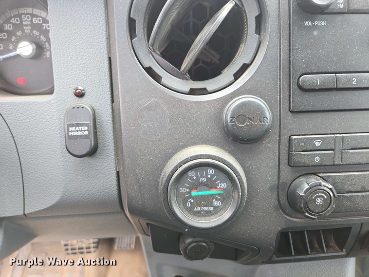 image for item DP6402 2011 Ford F750 Super Duty Ext. Cab dump flatbed truck