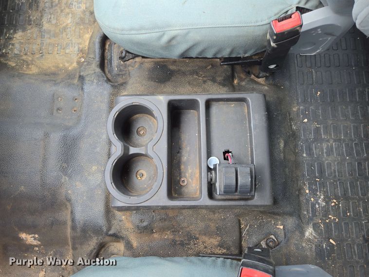 image for item DP6402 2011 Ford F750 Super Duty Ext. Cab dump flatbed truck