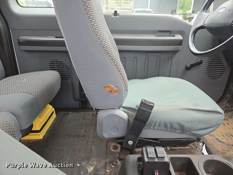 image for item DP6402 2011 Ford F750 Super Duty Ext. Cab dump flatbed truck