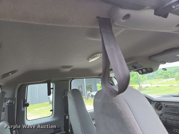 image for item DP6402 2011 Ford F750 Super Duty Ext. Cab dump flatbed truck