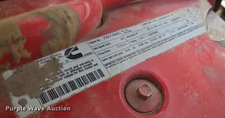 image for item DP6402 2011 Ford F750 Super Duty Ext. Cab dump flatbed truck