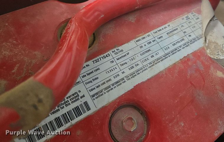 image for item DP6402 2011 Ford F750 Super Duty Ext. Cab dump flatbed truck