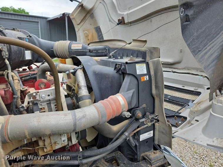 image for item DP6402 2011 Ford F750 Super Duty Ext. Cab dump flatbed truck