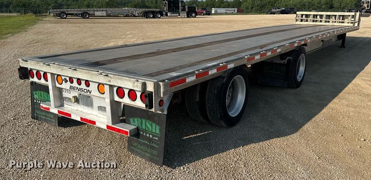 image for item DU7773 2012 Transcraft drop deck trailer