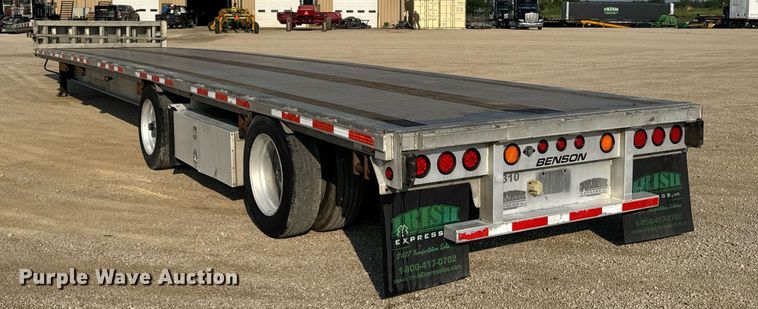 image for item DU7773 2012 Transcraft drop deck trailer