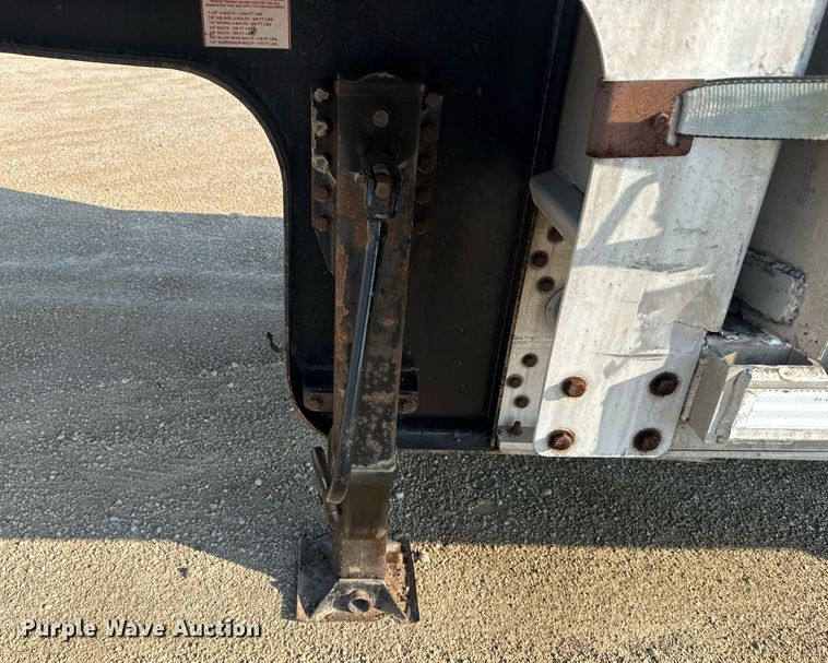 image for item DU7773 2012 Transcraft drop deck trailer