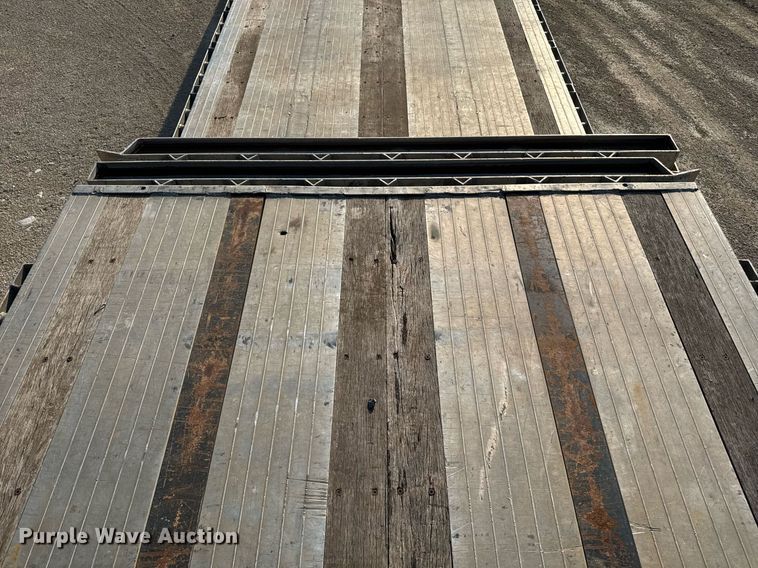 image for item DU7773 2012 Transcraft drop deck trailer