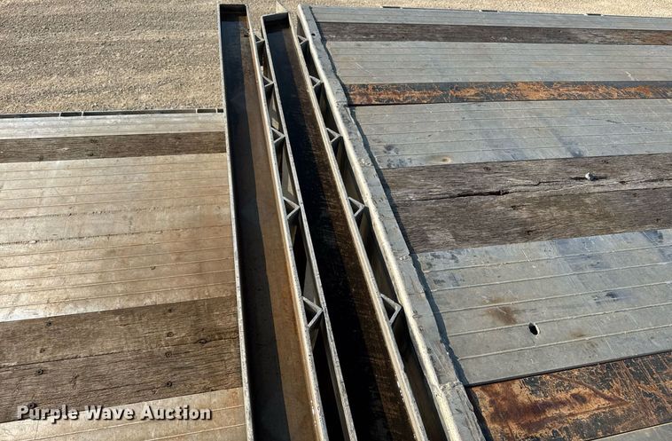 image for item DU7773 2012 Transcraft drop deck trailer