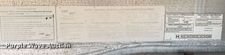 image for item DU7773 2012 Transcraft drop deck trailer